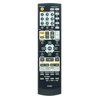 【中古】RC-668M 交換用リモコン Onkyo HT-R640 HT-S894 HT-S894B HTR640 HTS894 HTS894B RC668M AVレシーバー オーディオ ビデオ A/V ステレオシステム｜AJIMURA-SHOP