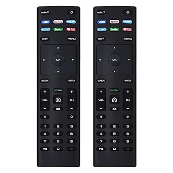 【中古】【未使用】XRT136リモコン交換用2個セット。VIZIO TV V555-G1 D50xG9 D65xG4 D55xG1 D40fG9 D43fF1 D70F3 V505G9 D32hF1 D24hG9 E70F3用。 D43F1 V705G3 P7