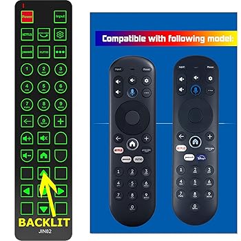 【中古】交換用リモコン Xumo Stream Box R34010BA00-00005 T233600 音声なし、バックライト付き、特大ボタン付き