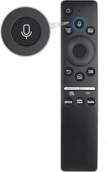 【中古】Samsung Smart TV用音声コントロールリモコン、QLED/UHD 4K/8K対応、フレーム&カーブディスプレイ対応 (hulu)