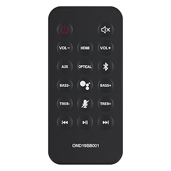 【中古】【未当て嵌める】Onn Soundbar OND19SB001相応うの取り替えっこ用遠隔操作。