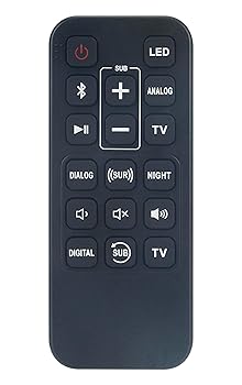 【中古】【未使用】交換用リモコン。Klipsch BAR 48、R-4B II、Cinema 600サウンドバースピーカーに対応。