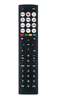 【中古】【未使用】EN2J36H 交換用リモコン Hisense A4シリーズ 4K Vidaa TV 40A4KV 32A4KV 43A4KVに対応