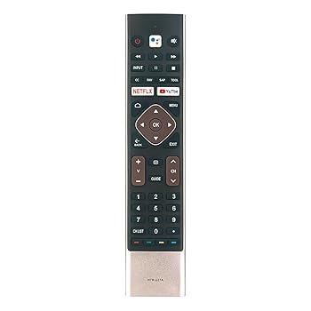 【中古】【未使用】AULCMEET HTR-U27A 交換用音声リモコン Haier 4K UHD スマート Android TV LED LCD TV LE32K6600SG LE43K6700UG LE43K6600SG LE50K6700UG用