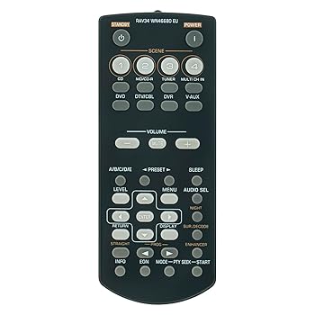 【中古】【未使用】RAV34 WN46680EU 交換用リモコン ヤマハAVレシーバー対応