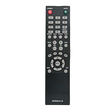 【中古】【未当て嵌める】DX-RC01A-13 取り替えっこ用遠隔操作 DYNEX TV DX-32L200NA14 DX32L200NA14に相応う
