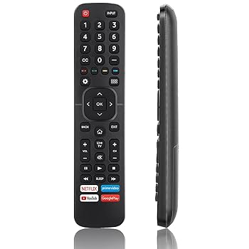 【中古】すべてのHisenseテレビ用ユニバーサルリモコン交換用、EN2A27リモコン。すべてのHisense 4K LCD LED HD UHDスマートテレビに対応。