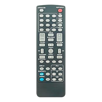 【中古】【未使用】AULCMEET RRMCGA328AWSA GA328AWSA 交換用リモコン Sharp Audio Slim Micro System DK-KP85P DK-KP85用