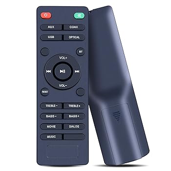 【中古】【未使用】HeanooサウンドバーD5 D6スピーカーホームシアターシステム用の交換用リモコン。