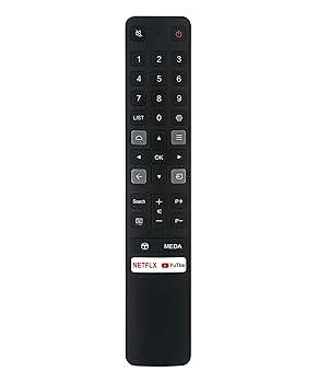 【中古】【未使用】RC901V FMR1 交換用リモコン TCL Android TV 06-BTZNYY-ARC901V 65P8S 65S434 70S430 75S434 32A323 32A325 32P30S 32S330 55S430 43Sに対応 430