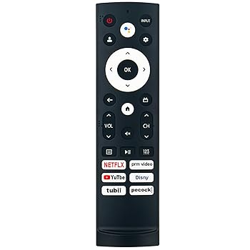 【中古】ERF3V90H 取り替えっこ用音吐遠隔操作 Hisense Smart Android TV 43A6H 50A6H 55A6H 65A6H 75A6H 65U75H 55U75H 65U7H 65U8H 75U7H 75U7H 85U7H 75U7H 75