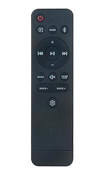 【中古】【未使用】AULCMEET 交換用リモコン Onn Soundbar 100002634 42インチ 5.1 2.Dolby Atmos サウンドバースピーカー 7,386円