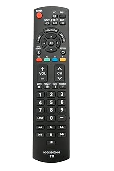 【中古】【未当て嵌める】N2QAYB000485 取り替えっこ用遠隔操作 Panasonic Viera TV TC-42LD24 TH-32LRU5 PT-43LC14に相応う