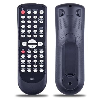 【中古】【未使用】PZL NB681 NB681UD 交換用リモコン Funai VCR DVDコンボプレーヤー CDV225FX4 DV220FX4A DV220FX4用