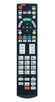 【中古】【未使用】N2QAYB000777 N2QAYB000777S 交換用リモコン パナソニック フルHD 3D プラズマ HDTV TC-P55VT50 TC-65PS64 サブリモコン N2QAYB000704に対応