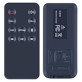 【中古】PZL S-2016 S2016 交換用リモコン ONN Soundbar 2.0 ミニスピーカーシステム 100002635 ONA18SB001|AJIMURA-SHOP
