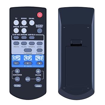 【中古】【未使用】FSR82 ZK77690 交換用リモコン ヤマハ サラウンドサウンドシステム SRT1000 SRT-1000 SRT-1000BL SRT1000BL
