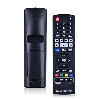 【中古】AKB75135301 リモコン 交換用 LG Ultra HD ディスク DVDプレーヤー UP970 UBKC90 UBKM9に対応