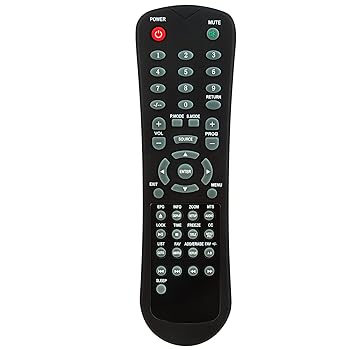 【中古】交換用リモコン Naxa TV DVDコンボ NTD-1552 NTD-1553 NTD-1554 NTD-1952 NTD-1351 NTD-1355 NTD-1956 NTD-1955 NTD-2255 NTD-2252 NTD-2457-A N
