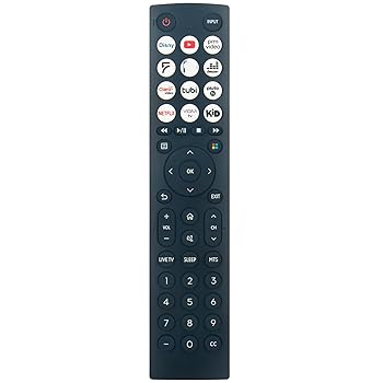 【中古】EN2F36 EN2F36H 交換用リモコン Hisense Smart Vidaa TV 43A4KV 32A4KV 40A4KV用