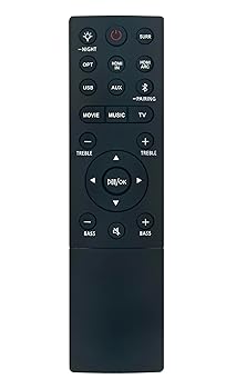 【中古】交換用リモコン TCL Alto 8I TS8111-NA TS8111 ホームシアターサウンドバースピーカーに対応｜AJIMURA-SHOP