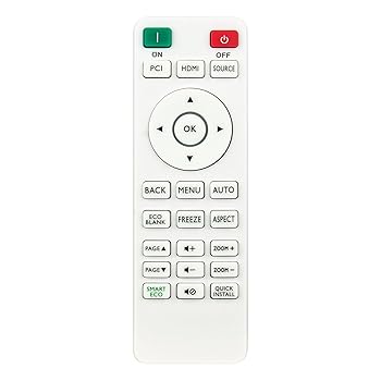【中古】【未使用】RCX014 PERFASCIN 交換用リモコン Benq MX604W MX611 MH606 MU641 MW605 MW605W MW612 MX604 MH606W MS610用