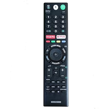 【中古】リモコン RMF-TX200PSony 4K Ultraの代替 HD頭いい LED TV KDL-50W850C XBR-43X800E RMF-TX300U声が出ない|AJIMURA-SHOP