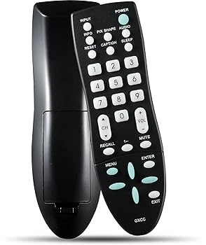 【中古】【未使用】GXCC 交換用リモコン Sanyo TV GXFA DP19649 DP19648 DP26649 DP26640