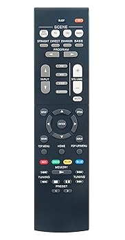 【中古】【未使用】RAV561 ZZ43210 交換用リモコン ヤマハ ホームシアターレシーバー HTR-3072 RX-V385 YHT-4950UBL RX-V381 RX-V383 HTR-3071 HTR3072 RXV385 YHT4