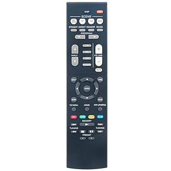 【中古】RAV561 ZZ43210 交換用リモコン ヤマハAVレシーバー RX-V385 HTR-3072 YHT-4950U YHT-4950UBL RX-V385BL RXV385 HTR3072 YHT4950U YHT4950UBL RX