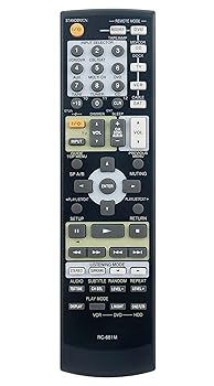 【中古】【未使用】RC-681M 交換用リモコン Onkyo ホームシアター AVレシーバー HT-R550 HT-SR800 HT-SR800B HT-SR8000S TX-SR505 TX-SR575 TX-SR575X TX-SR8550 SK