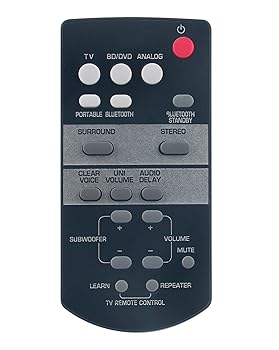 【中古】FSR64 ZG80730 取り替えっこ用遠隔操作 ヤマハオーディオシステム YAS-152 ATS-1520 ATS-1520BL YAS-152BL ステレオサラウンドサウンドバー