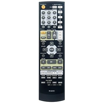 【中古】【未当て嵌める】RC-681M 取り替えっこ用遠隔操作 相応う機種: Onkyo AV受信システム HT-R550 HT-R508 TX-SR575 TX-SR8550 HT-SR800 HT-R557 HT-SR750 HT-SP904 HT-SP904B TX-