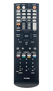 【中古】【未使用】RC-866M 交換用リモコン Onkyo AVレシーバー TX-NR626 HT-RC560用