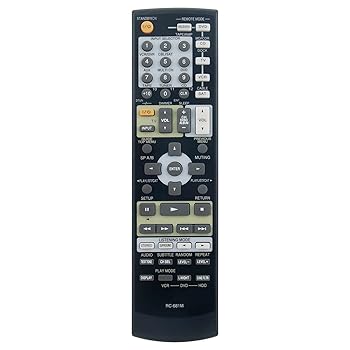 【中古】【未当て嵌める】PerFascin RC-681M 取り替えっこ用遠隔操作 Onkyo AV受信システム TX-SR575 TX-SR505 TX-SR505E TX-SR8550 HT-R550 RC606S HTSR600 RC645S HT-S4100 HT-S41