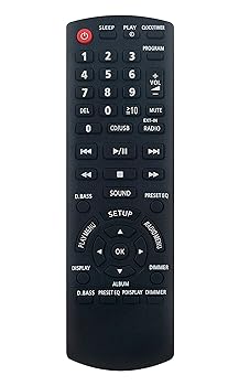 【中古】N2QAYB001101 取り替えっこ用遠隔操作 パナソニック HiFi Audio System SC-PMX80 SC-PMX82 SC-PMX84 SC-PMX94EG-K SC-PMX94 SB-PMX70 SC-PMX92 SC-PMX90