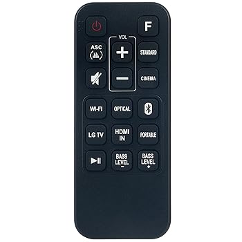 【中古】【未使用】AKB74815351 交換用リモコン LG Sound Bar SH6 Music Flow DSH7に対応