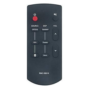 【中古】【未当てはめる】PerFascin RMC-SB216 RMCSB216 取り替えっこ用遠隔操作 Insignia SB216 Mini 2.0 Soundbar NSSB216 NS-SB216 NS-SB216-VG RMCSB216 SB216用