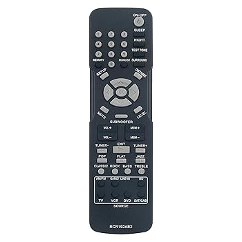【中古】【未使用】RCR192AB2 交換用リモコン RCA ホームシアター AVレシーバー RT2870R RT2906 RT2910に対応
