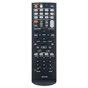 【中古】【未使用】RC-737M 交換用リモコン 対応機種: Onkyo AVレシーバー TX-SR507 TX-SR577 TX-SR507B HT-S6200 HT-S620 HT-R670 HTP-670 SKF-670 SKR-670 SKB-67