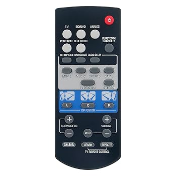 【中古】【未当て嵌める】FSR80 取り替えっこ用 WINFLIKE リモートコントロール背広 ヤマハ ZG80760 物音赤ちょうちん YSP-1400 ホームシアターシステム YSP1400 YSP1400BL YSP-1400
