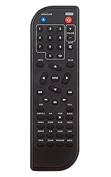 【中古】交換用リモコン Craig ポータブルCD DVDビデオプレーヤー CVD401A CVD512A対応