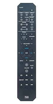 【中古】【未使用】RAX33 交換用リモコン ヤマハステレオレシーバー R-S202 R-S202BL ZU49260 オーディオ/ビデオレシーバーに対応