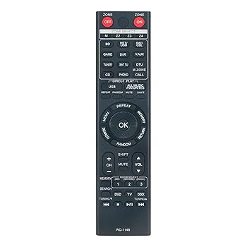 【中古】【未当て嵌める】AULCMEET RC-1148 取り替えっこ用遠隔操作 DENON AV受信システム AVR-A100 AVR-3311 AVR-4311 AVR-1611 AVR-1911 AVR-791 AVR-891 AVR2311 AVR991 DHT591BA