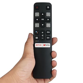 【中古】交換用リモコン TCL TV RC802V FNR1 Netflix YouTubeホットキー 32S6500A 65P8S 65P8 55P8S 55P8 55EP680