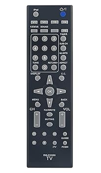 【中古】【未当て嵌める】RM-C2060 RM-C2060-1C 取り替えっこ用遠隔操作 JVC TV LT-42P510 LT-46PM51 LT-46P510 LT-32P510 LT-42PM51 LCT2614-001B-A 0610TMH-MW-ST LCDテレビ受像機用