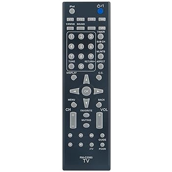 【中古】【未使用】RM-C2060 交換用リモコン JVC TV LT-32P510 LT-42P510 LT-42PM51 LT-46P510 LT-46PM51 LCT2614-001B-A 0610TMH-MW-ST用｜AJIMURA-SHOP