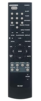 【中古】RC-1307 交換用リモコン TEAC CDプレーヤー CR-H260i用