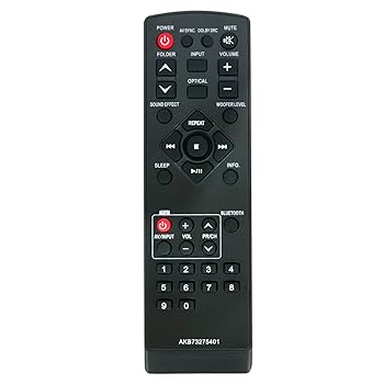 【中古】【未当て嵌める】AKB73275401 取り替えっこ用遠隔操作 コマンダー LG 金棒引き 物音赤ちょうちん HLS36W LSB316 HLS36W-NB SHS36-D NB3510A HLS36WNB SHS36D