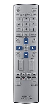 【中古】【未使用】RC25116/01 交換用リモコン Magnavox DVDレコーダー MDV650R MDV630R MRV640 MDV630R/17 MDV630R/17X MDV630R/99 MDV650R/9 MRV640/17 MDV630R/R